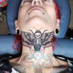 death moth tattoo by Cari Fox