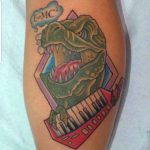 Dinosaur Tattoo by Cari Coleman