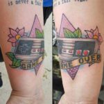 Gamer Game Over Tattoo by Cari Coleman