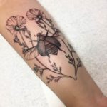 botanical tattoo by Brenna Eaton