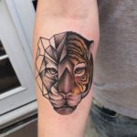 tiger tattoo by Justin Cota